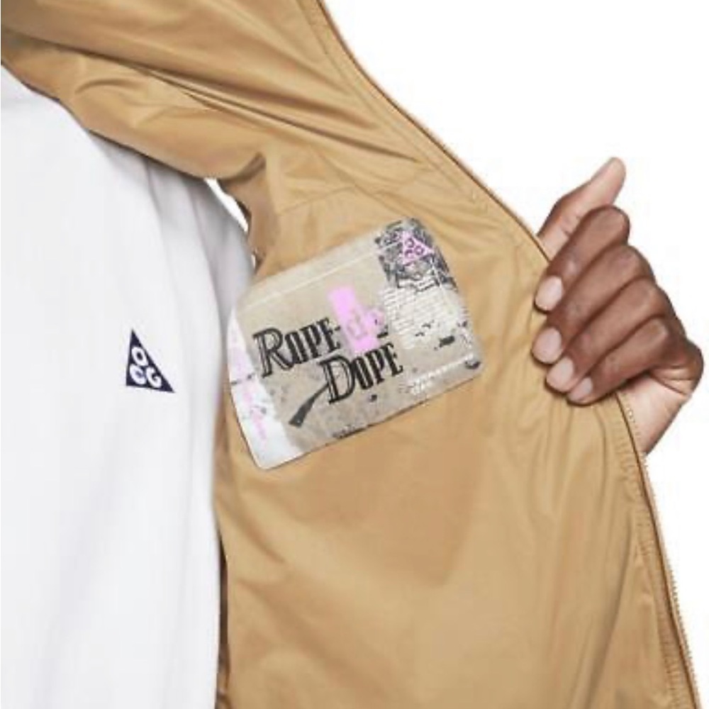 NIKE ACG Rope de Dope Men’s Insulated Packable Vest Golden Beige L Large - Picture 5 of 14